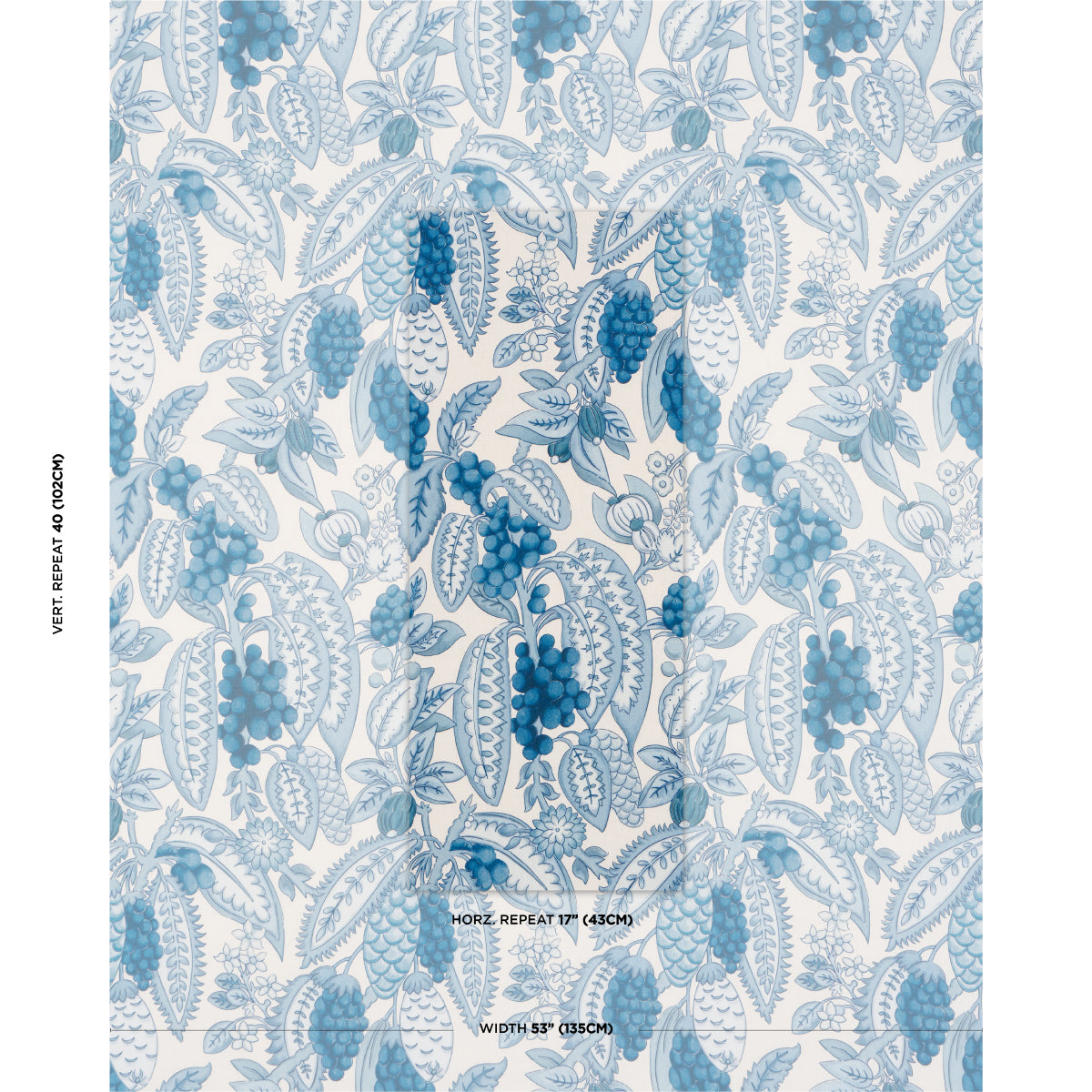 Schumacher Fruits De Saison Mediterranean Fabric 182480