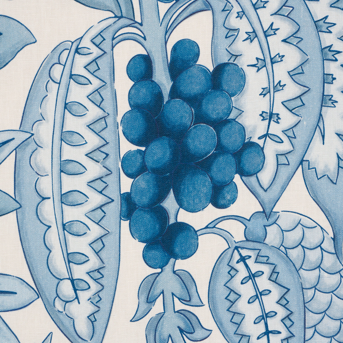 Schumacher Fruits De Saison Mediterranean Fabric Sample 182480