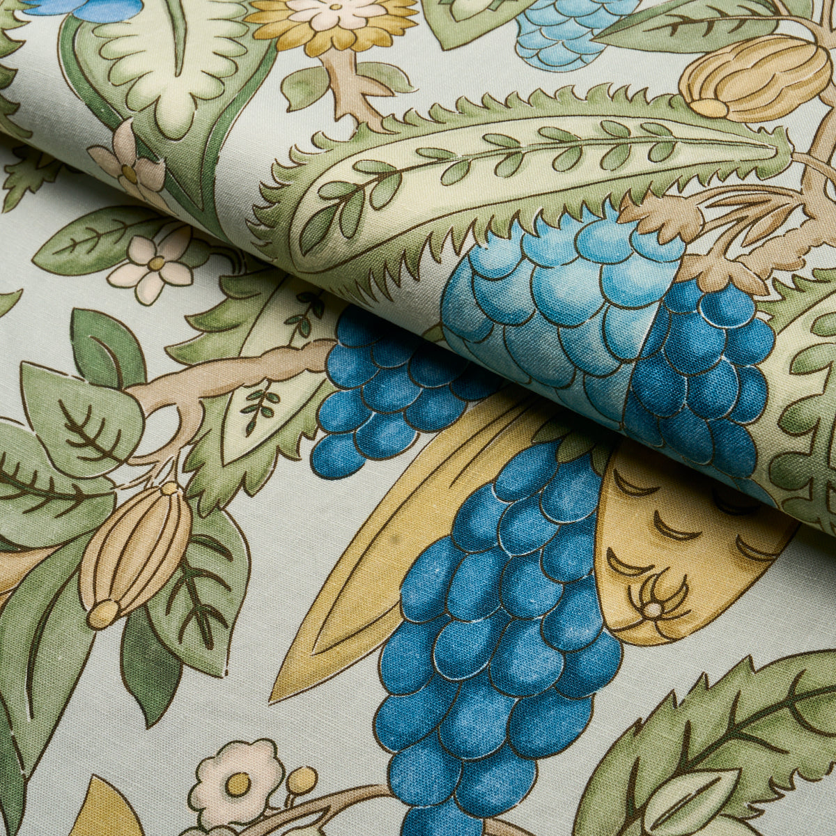 Schumacher Fruits De Saison Kiwi Fabric 182481