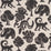 Schumacher Call Of The Jungle Black Fabric Sample 182492