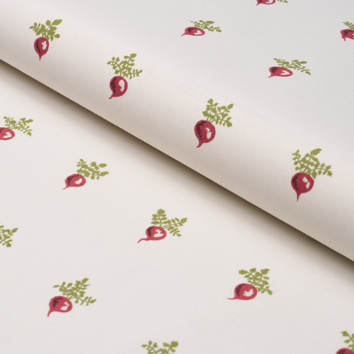 Schumacher My Little Radish Red Fabric Sample 182500