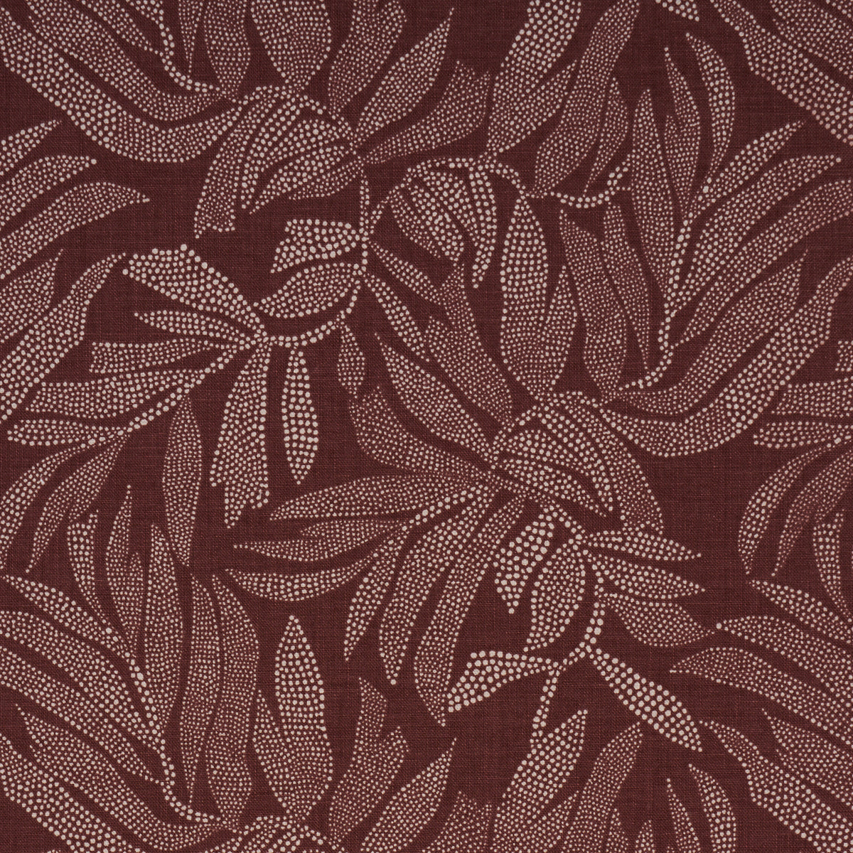 Schumacher Tayrona Palm Mosaic Cayenne Latte Fabric 182590