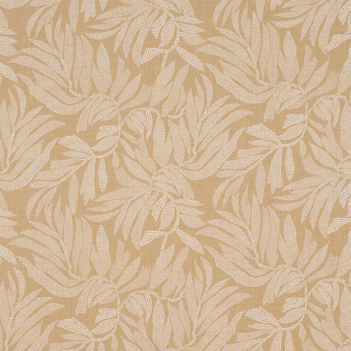 Schumacher Tayrona Palm Mosaic Playa Dorada Sand Fabric Sample 182591