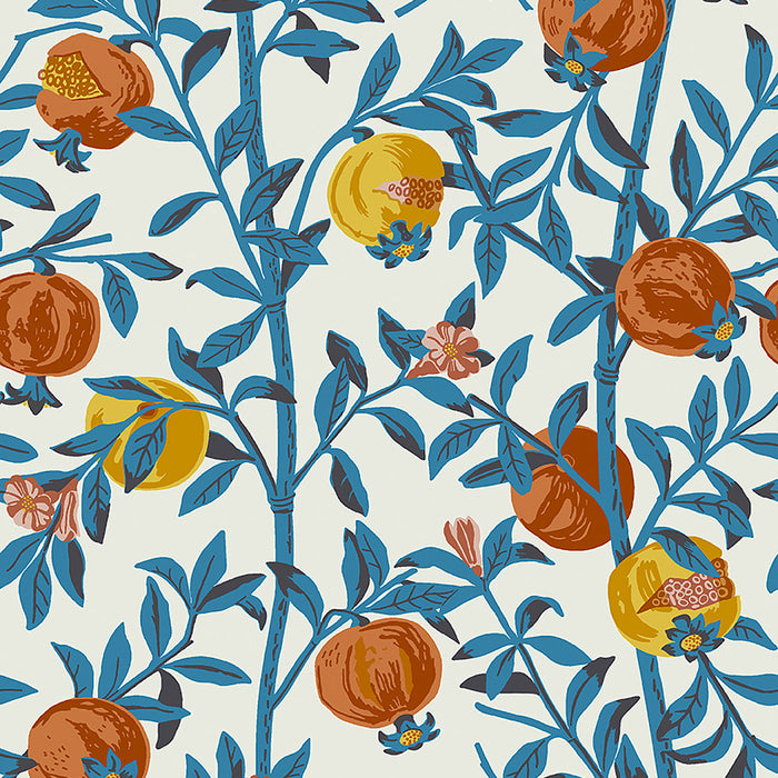 Schumacher Granatapple Persimmon Wallpaper 1960