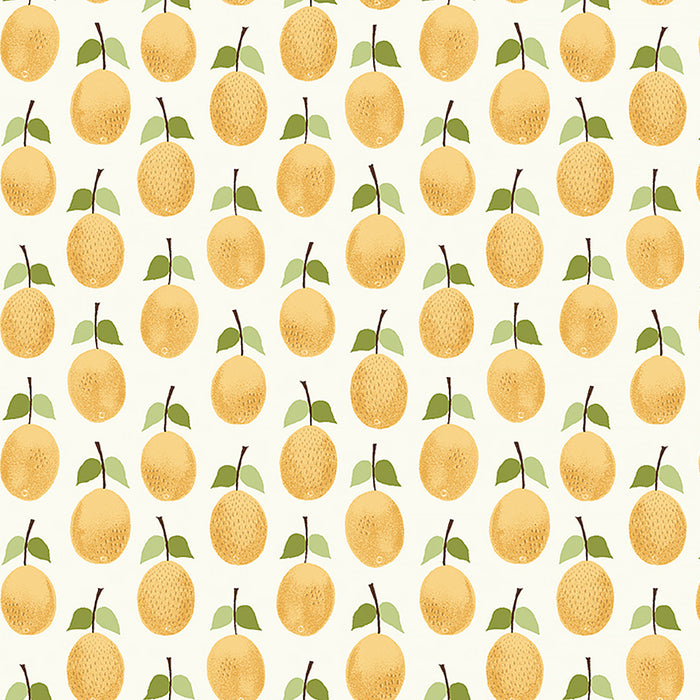 Schumacher Prunus Yellow Wallpaper 1975