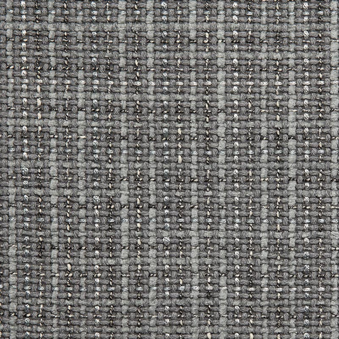 Holly Hunt Great Plains Luxe Grid Graphite Fabric 1976/04