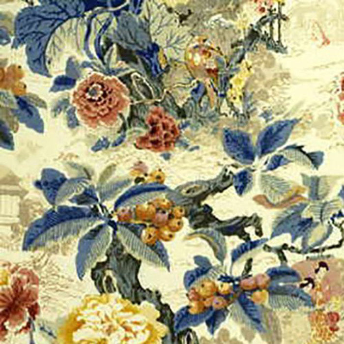 Lee Jofa Chinese Lantern Yellow Fabric Sample 2006101.540.0