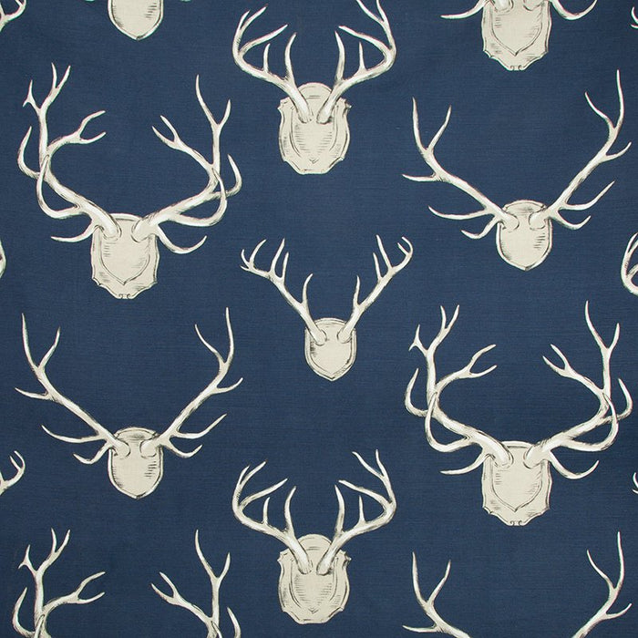 Lee Jofa Antlers Navy Fabric Sample 2009143.50.0