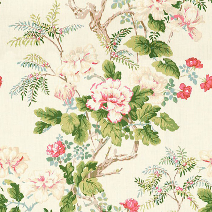 Lee Jofa Chinese Peony Rose Fabric Sample 2009164.731.0