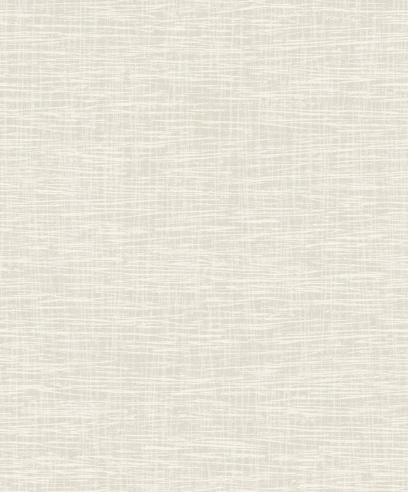 Seabrook Designs Crosshatch Texture Pearl And Cream Wallpaper Sample 2010300