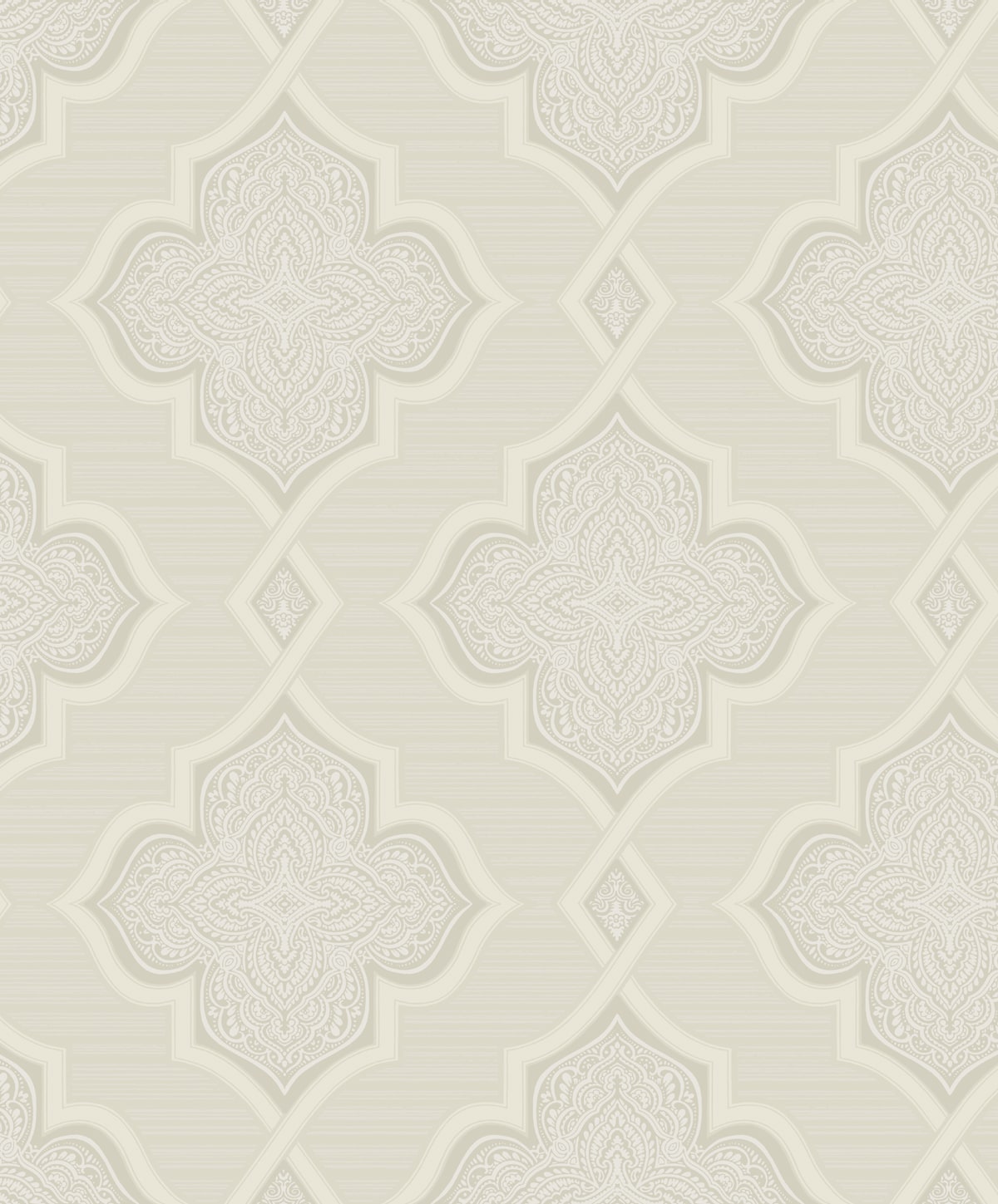 Seabrook Designs Trellis Pearl, Ivory, And Glitter Wallpaper Sample 2011205