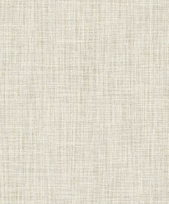 Seabrook Designs Elegant Burlap Tan And Silver Wallpaper 2011415