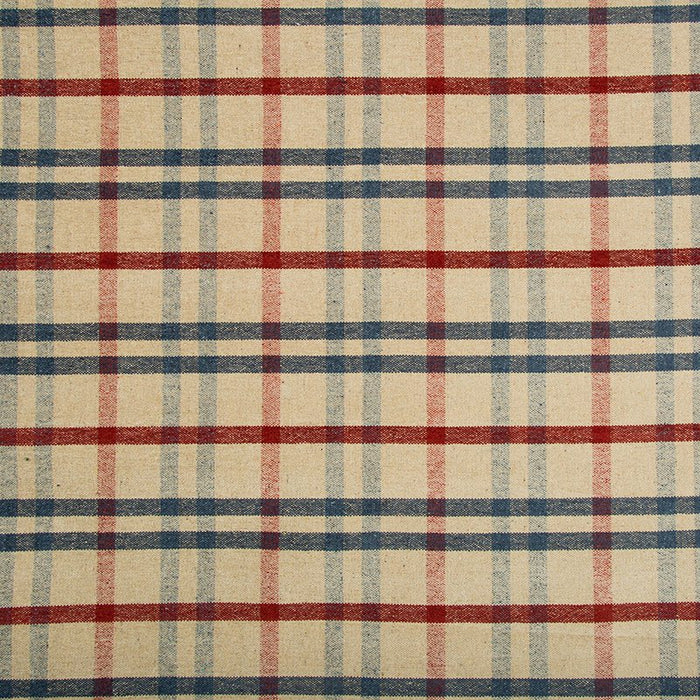 Lee Jofa Fannin Plaid Ruby/Navy Fabric Sample 2017125.519.0