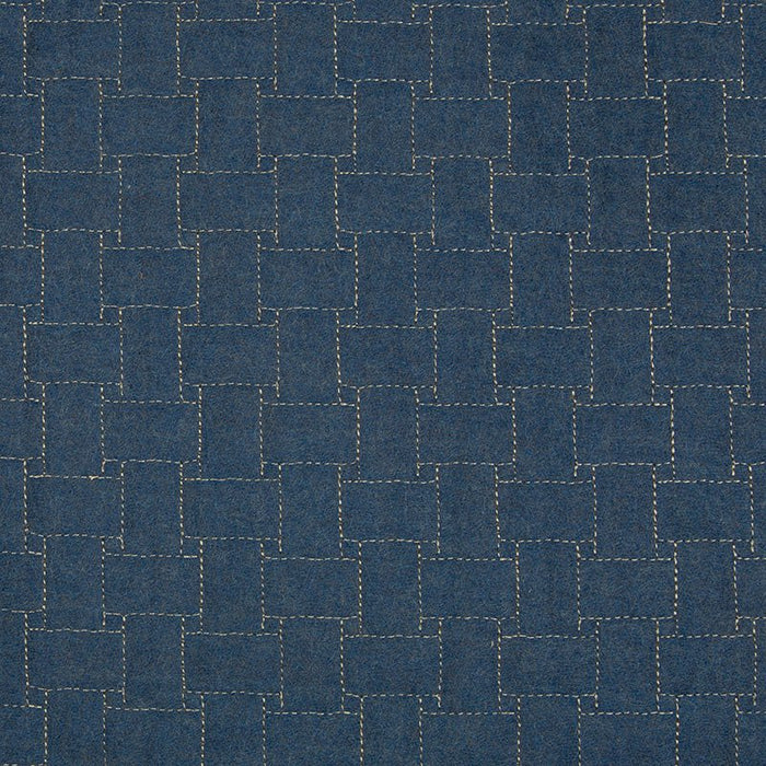 Lee Jofa Epping Quilt Blue Fabric Sample 2017140.5.0