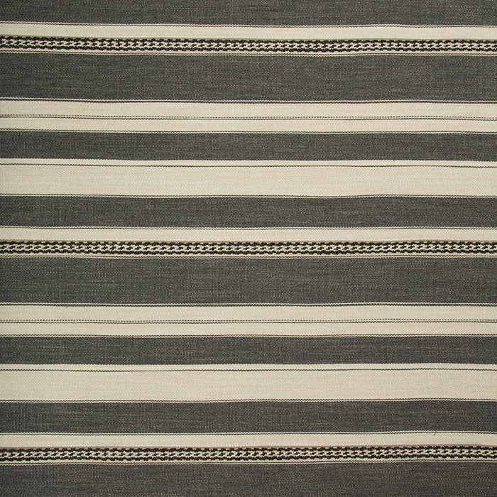 Lee Jofa Entoto Stripe Grey/Ebony Fabric Sample 2017143.118.0