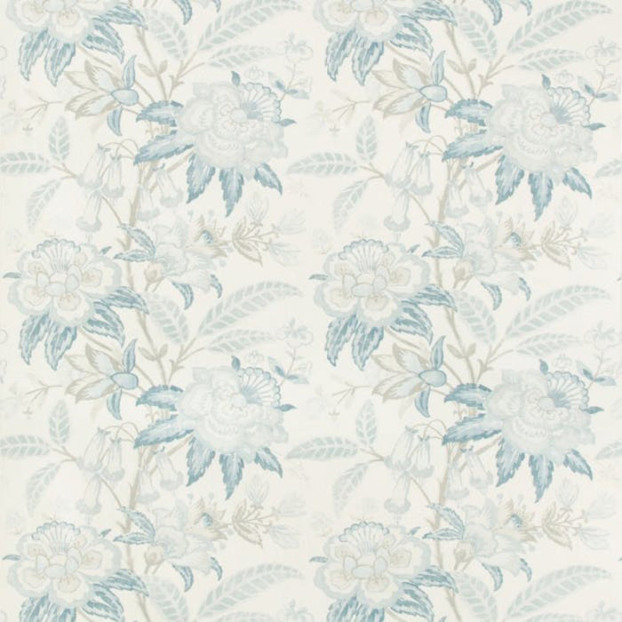 Lee Jofa Davenport Print Frost Blue Fabric Sample 2017164.115.0