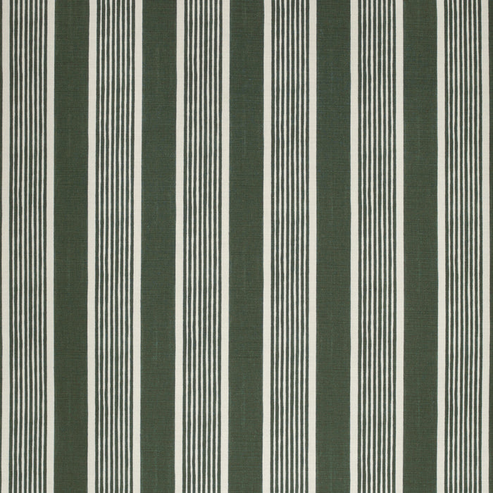 Lee Jofa Elba Stripe Dark Green Fabric Sample 2020131.303.0