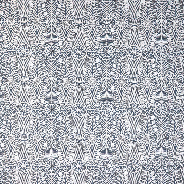 Lee Jofa Drayton Print Indigo Fabric 2020184.50.0