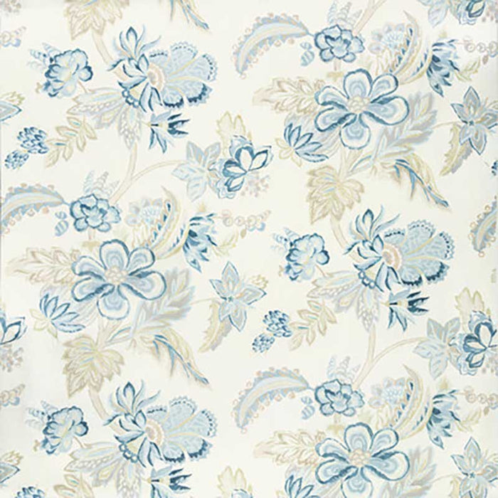 Lee Jofa Augustine Print Lake Fabric Sample 2020191.523.0