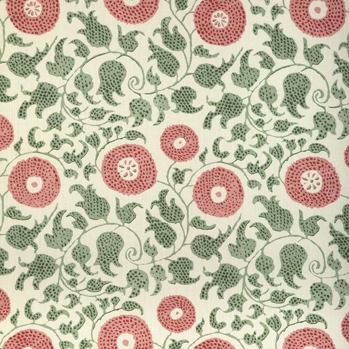 Lee Jofa Eldora Print Leaf/Rose Fabric Sample 2020204.73.0