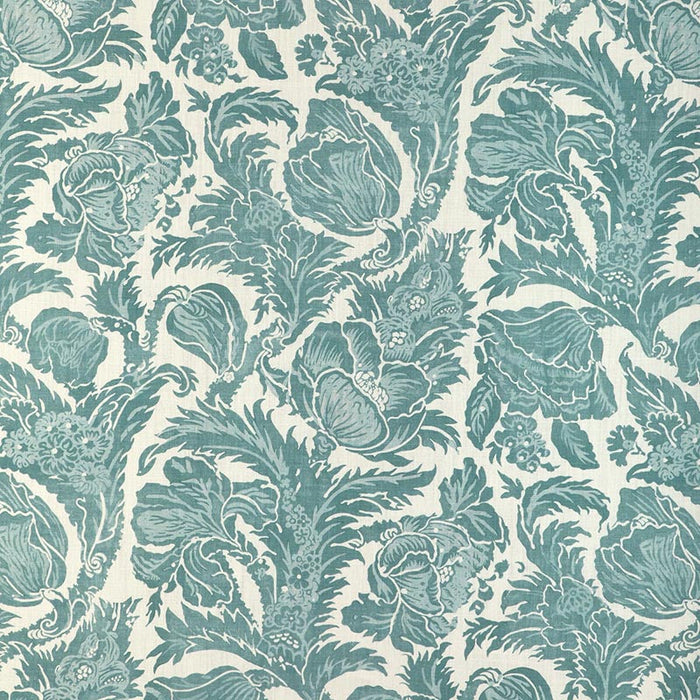 Lee Jofa Marion Print Aegean Fabric Sample 2020205.13.0