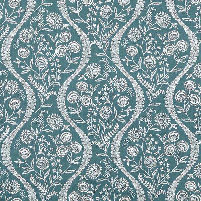 Lee Jofa Floriblanca Blue Fabric Sample 2020219.515.0