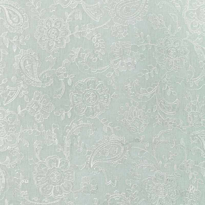 Lee Jofa Varley Sheer Seaglass Fabric Sample 2021128.123.0