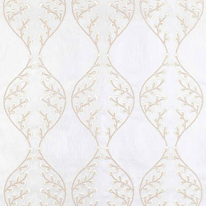 Lee Jofa Lillie Sheer Ivory/Pearl Fabric Sample 2021130.1601.0