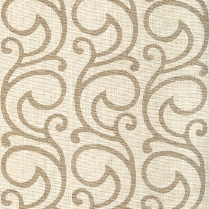 Lee Jofa Serendipity Scroll Oak Fabric Sample 2022103.106.0