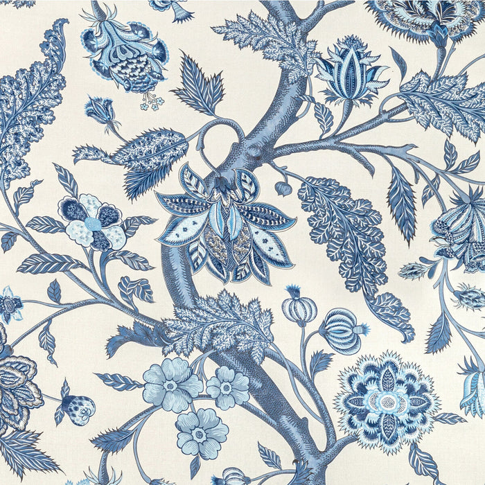 Lee Jofa Palampore Print Delft Fabric Sample 2022109.5.0