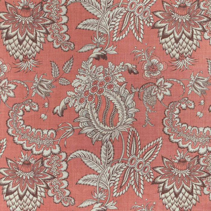 Lee Jofa Jennings Print Red Fabric Sample 2022115.19.0