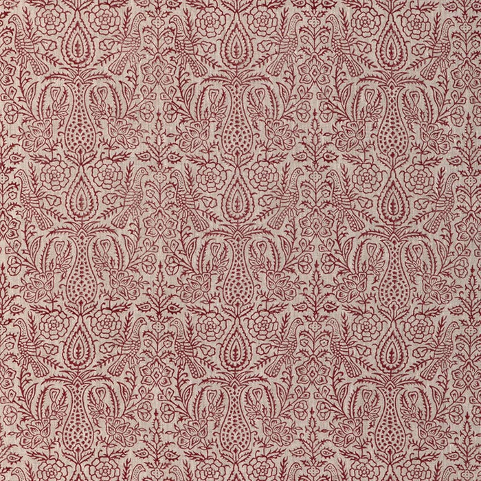 Lee Jofa Haven Handblock Ruby Fabric Sample 2023101.19.0