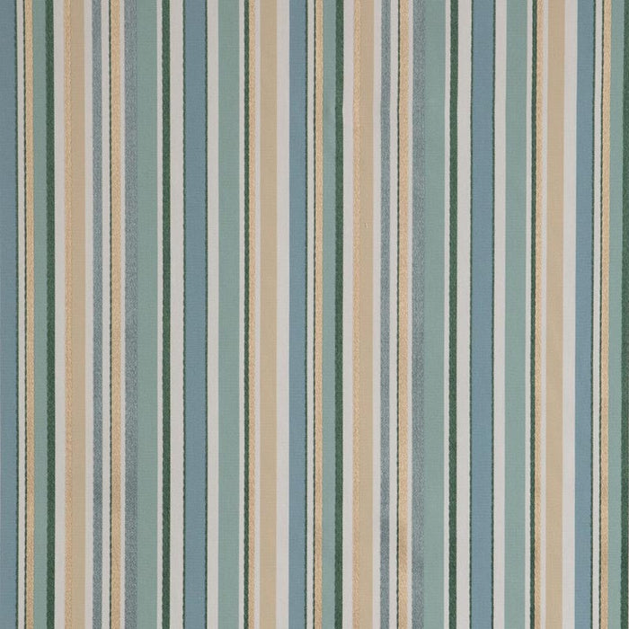 Lee Jofa Siders Stripe Aqua/Sand Fabric Sample 2023103.1613.0