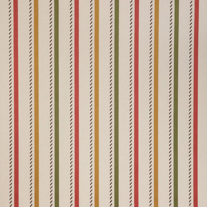 Lee Jofa Buxton Stripe Red/Gold Fabric 2023106.194.0