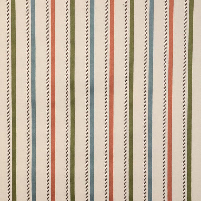 Lee Jofa Buxton Stripe Leaf/Clay Fabric 2023106.324.0