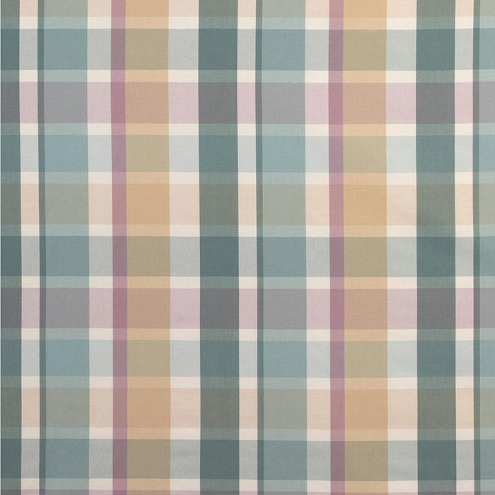 Lee Jofa Fisher Plaid Lake/Sand Fabric 2023107.1613.0