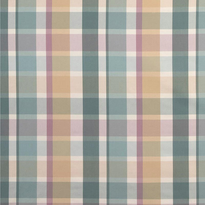 Lee Jofa Fisher Plaid Lake/Sand Fabric Sample 2023107.1613.0