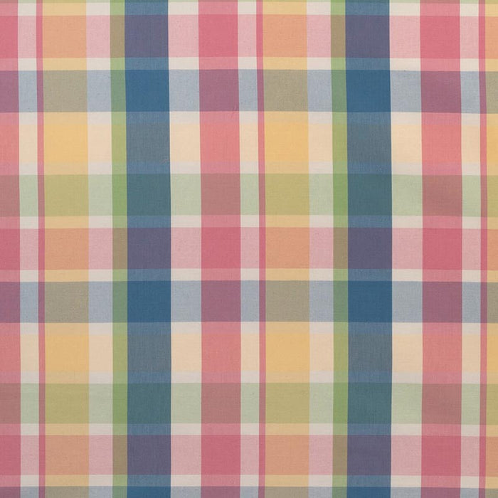 Lee Jofa Fisher Plaid Navy/Petal Fabric Sample 2023107.517.0