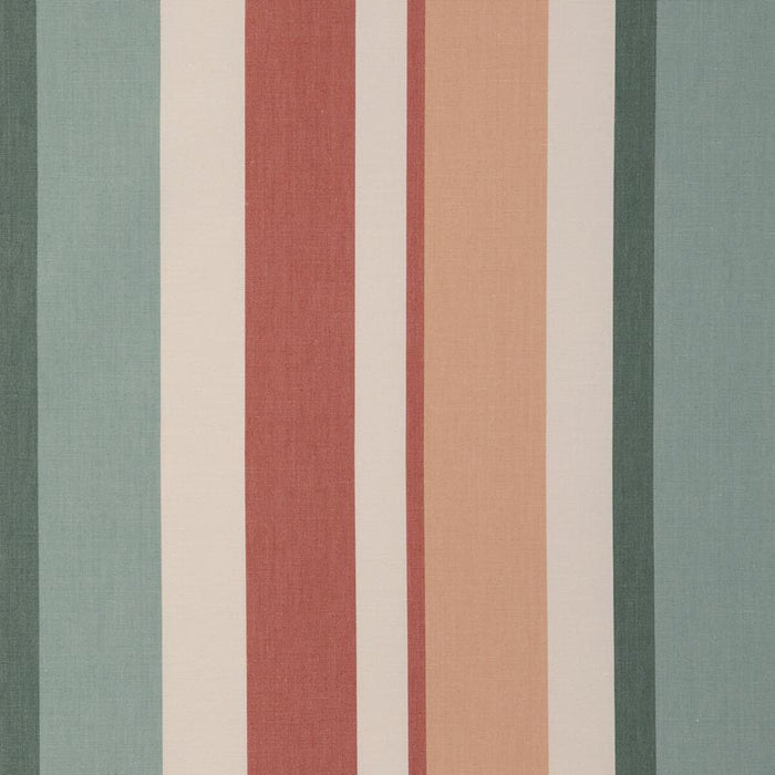 Lee Jofa Fisher Stripe Teal/Spice Fabric 2023108.519.0