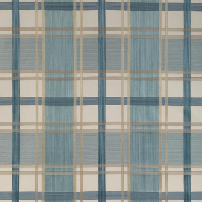 Lee Jofa Davies Plaid Sky/Sand Fabric Sample 2023109.516.0