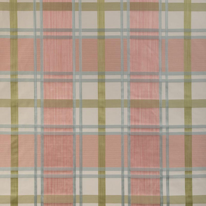 Lee Jofa Davies Plaid Petal/Kiwi Fabric Sample 2023109.73.0