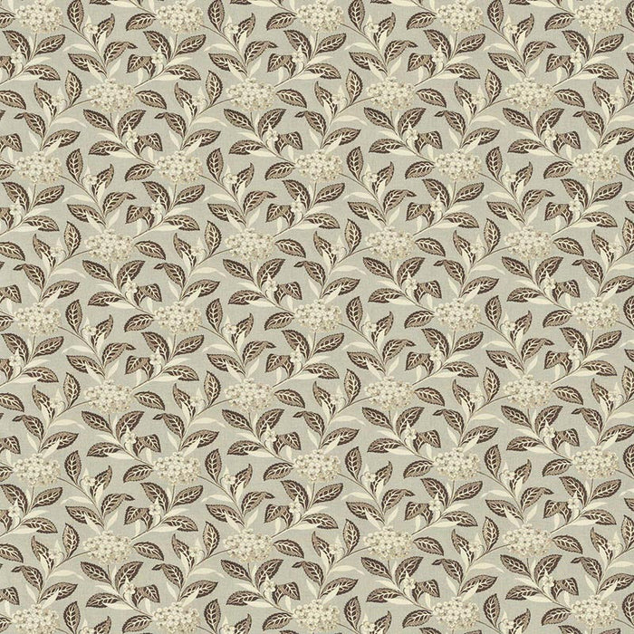 Lee Jofa Ortensia Brown On Celadon Fabric Sample 2023133.613.0