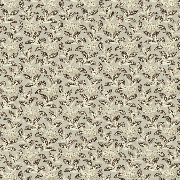 Lee Jofa Ortensia Brown On Celadon Fabric 2023133.613.0