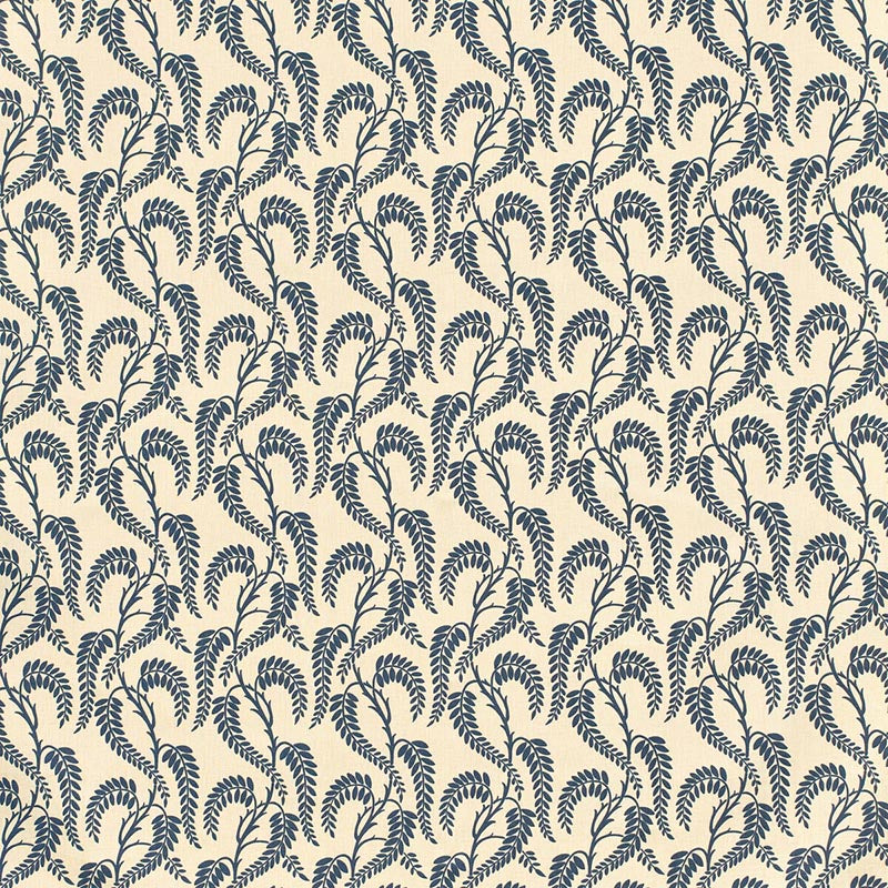 Lee Jofa Wisteria Ii Navy Beige Ln Fabric 2023138.516.0