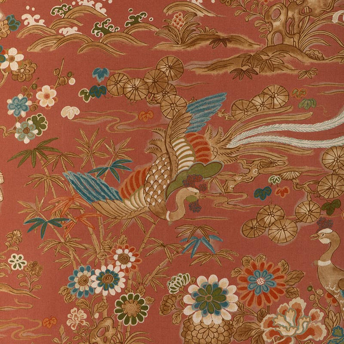 Lee Jofa Sakura Print Clay Fabric 2023139.24.0