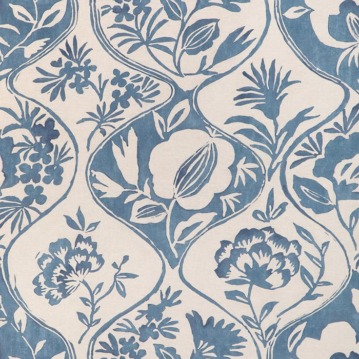 Lee Jofa Calathea Print Blue Fabric 2023141.5.0