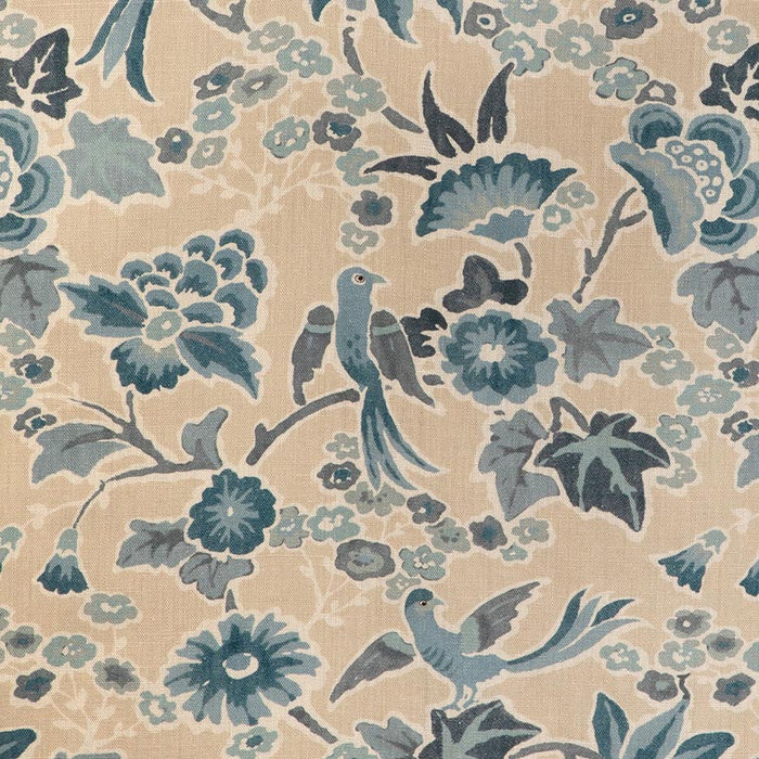 Lee Jofa Posy Print Sand/Sky Fabric Sample 2023142.516.0