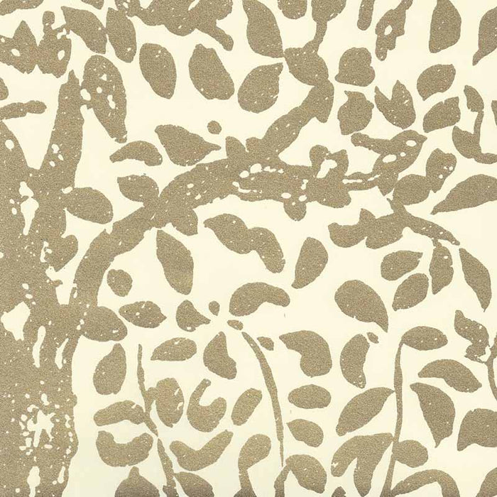 China Seas Arbre De Matisse Gold Metallic Wallpaper Sample 2030-10MWP