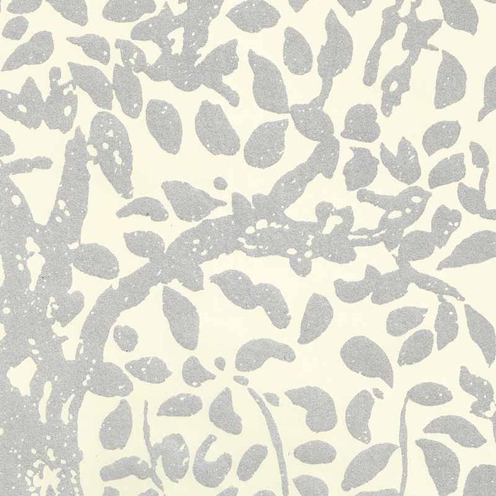 China Seas Arbre De Matisse Silver Metallic Wallpaper Sample 2030-12WP