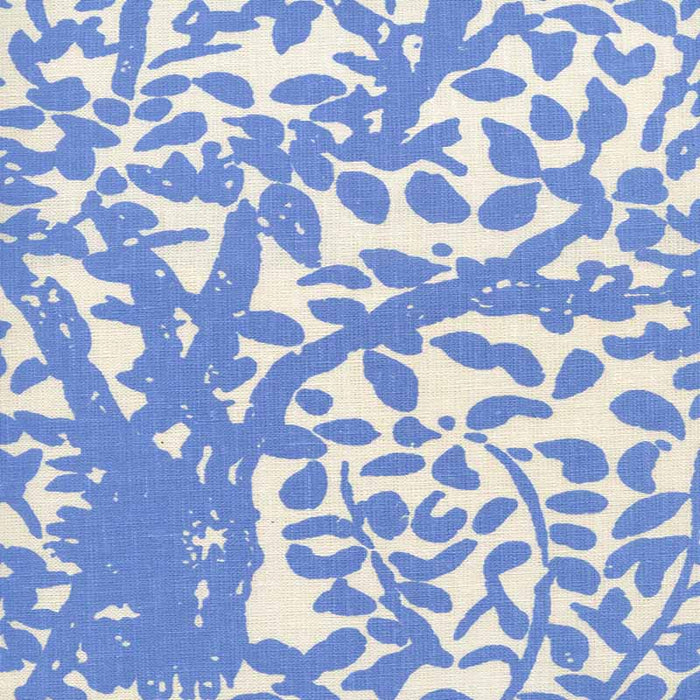 China Seas Arbre De Matisse China Blue Fabric Sample 2030-40